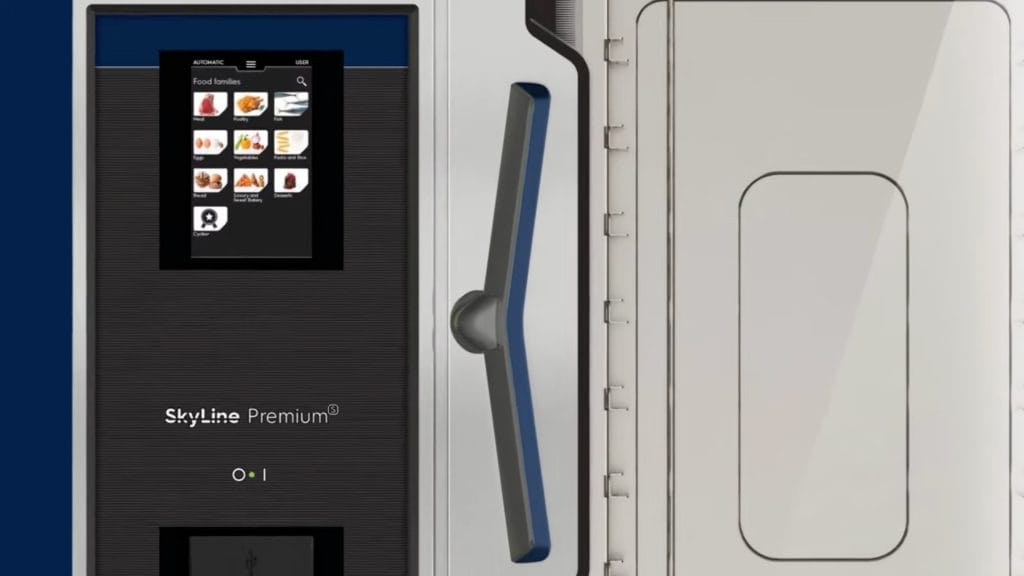 panel på skyline kombidamper til storkjøkken