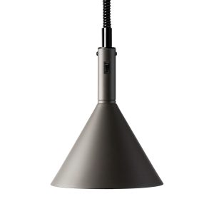 Stayhot Varmelampe Trattoria 1224, justerbar ledning, Umbra grå Storkjøkken