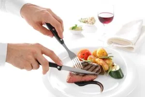 Steakgaffel – 6 stk, HENDI, Profi Line, 6 stk., (L)200mm Bestikk 2