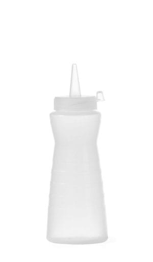 Klemmeflaske for dressing/saus, HENDI, 0,6L, gul, ø75x(H)240mm Presentasjon & Servering 2