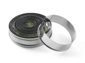 Bakeformer, rund – sett, HENDI, med glatt kant, ø19-112, (H)35mm Bakeutstyr