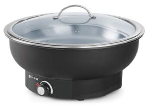 Chafing Dish Tesino, HENDI, Kitchen Line, 6,8L, 230V/500W, ø405x(H)240mm Buffé Presentasjon