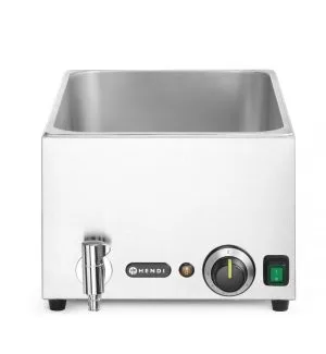 Bain-marie med avløpskran HENDI Ranger, HENDI, Kitchen Line, GN 1/1, 230V/1000W, 576x334x(H)241mm Diverse Varmeholding