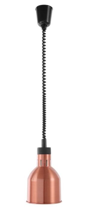 Justerbar varmelampe, HENDI, kobber, 230V/250W, ø175x(H)250mm Storkjøkken