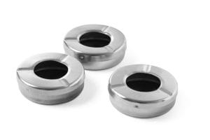 Askebeger med lokk, HENDI, 3 stk., ø90x(H)28mm Avfallshåndtering 2
