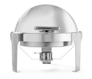 Rolltop-Chafing dish – rund, HENDI, 5,6L, 510x540x(H)480mm Buffé Presentasjon