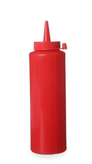 Dispenserflaske, Dressingflaske HENDI, 0,35L, Rød, ø55x(H)205mm Presentasjon & Servering