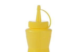 Klemmeflaske for dressing/saus, HENDI, 0,2L, gul, ø60x(H)170mm Presentasjon & Servering