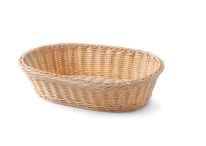 Brødkurv oval, HENDI, 380x270x(H)90mm Buffé Presentasjon