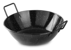 Emaljerte paellaskåler, HENDI, ø205x(H)57mm Kasseroller & Panner