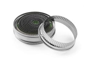 Bakeformer, rund – sett, HENDI, med tagget kant, ø18-108, (H)35mm Bakeutstyr
