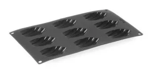 Bakeform Madeleines 70×47×(H)17 silikonstøtteform, HENDI, GN 1/3, 70x47x(H)17mm Bakeutstyr