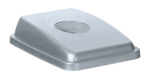 Lokk med åpning for 60 l rektangulær beholder, HENDI, rund åpning, 660x470x(H)30mm Avfallshåndtering