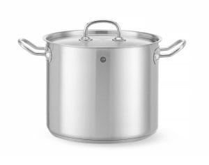 Gryte høy – ​​med lokk, HENDI, Kitchen Line, 9L, ⌀240x(H)200mm Kasseroller & Panner