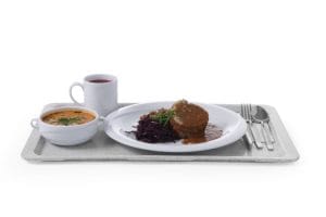 Polyesterbrett for selvbetjente restauranter, AmerBox, GN 1/1, Granitt, 530x325mm Presentasjon & Servering 2