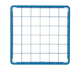 Forlenger for oppvaskkurv, HENDI, 36 rom 73×73 mm, 500x500x(H)45mm Hygiene & Lagring 2
