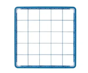 Forlenger for oppvaskkurv, HENDI, 25 rom 88×88 mm, 500x500x(H)45mm Hygiene & Lagring 2