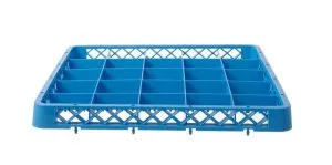 Forlenger for oppvaskkurv, HENDI, 25 rom 88×88 mm, 500x500x(H)45mm Hygiene & Lagring