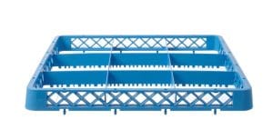 Forlenger for oppvaskkurv, HENDI, 9 rom 150×150 mm, 500x500x(H)45mm Hygiene & Lagring