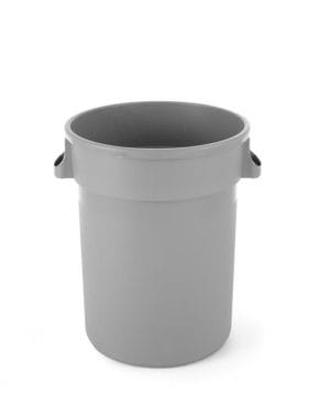 Rund avfallsbeholder, AmerBox, 120L, lys grå, ⌀550x(H)690mm Avfallshåndtering