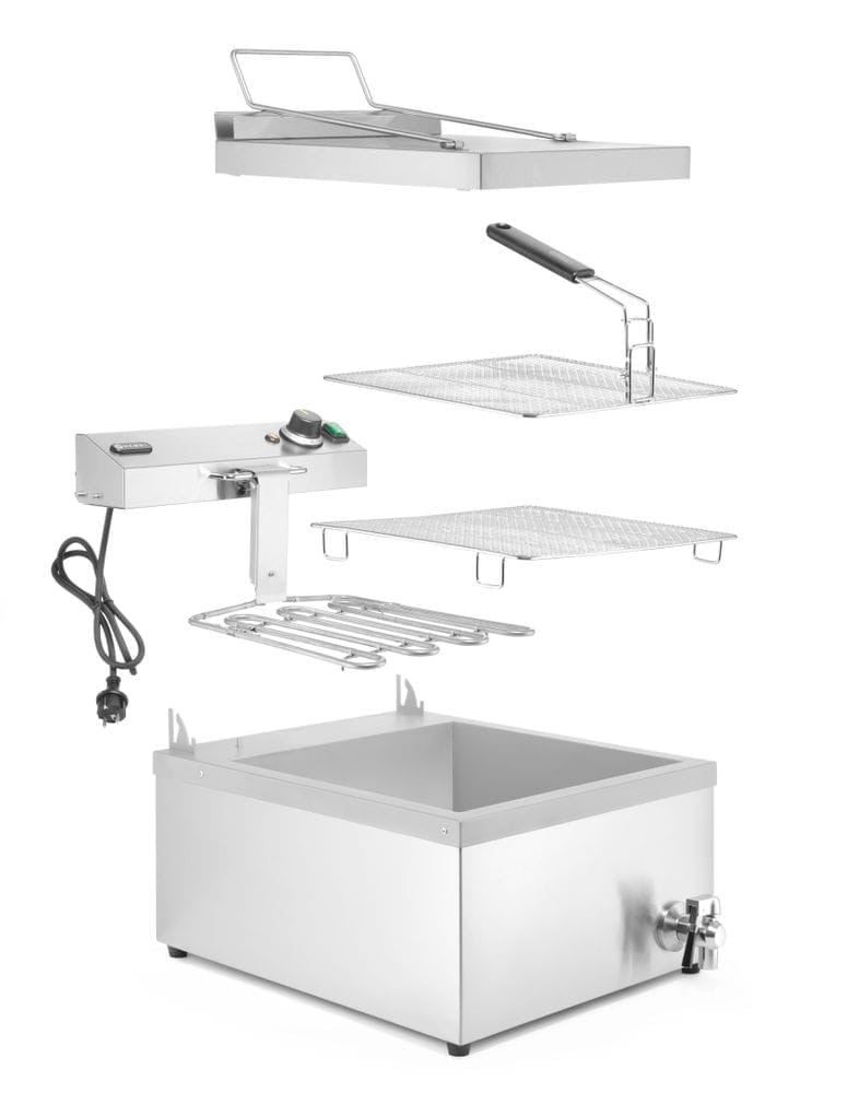 Smultring frityrkoker, HENDI, 12L, 230V/3500W, 630x860x(H)438mm Storkjøkken 6