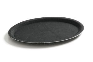Polyesterbrett, sklisikkert, ovalt, HENDI, 200x265mm Presentasjon & Servering