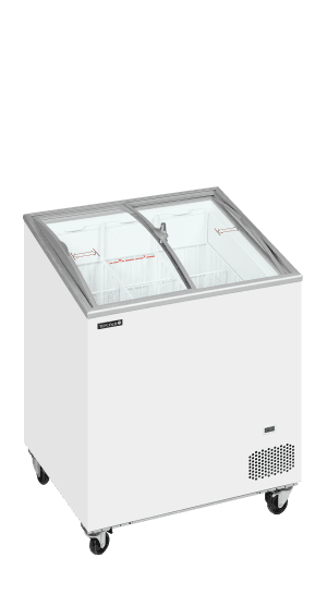 Iskrem fryser IC201SCEB, Vol: 176 / 157  liter, 230v Eksponeringsdisker