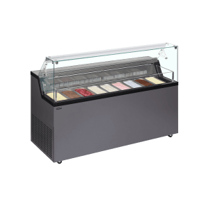 Eksponeringsdisk for iskrem Display MIRABELLA 9, Vol: 439 / 306  liter, 230v Eksponeringsdisker 2