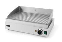 Flatgrill rillet topp, HENDI, Profi Line, helt ribbet, 230V/2400W, 550x435x(H)245mm Flatgrill 4