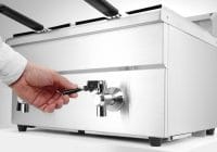 Frityrkoker induksjon, med avløpskran – 2 x 8 l, HENDI, Profi Line, 16L, 230V/7000W, 577x609x(H)410mm Frityrkoker 3