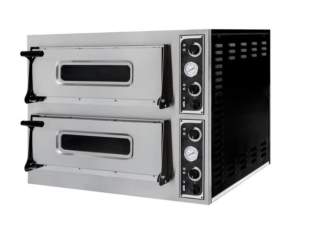 Pizzaovn BASIC 44, HENDI, 2 kammer, 400V/9400W, 975x930x(H)742mm Kok- & Stek 2