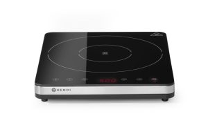 Induksjonsplate modell 2000, HENDI, Kitchen Line, 230V/2000W, 295x400x(H)42mm Induksjon