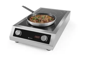 Induksjonstopp modell 7000, HENDI, Profi Line, 400V/7000W, 405x700x(H)145mm Induksjon 2