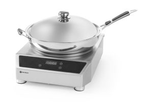 Induksjon wok modell 3500, HENDI, Profi Line, induksjon wok+wok panne, 230V/3500W, 340x450x(H)295mm Induksjon