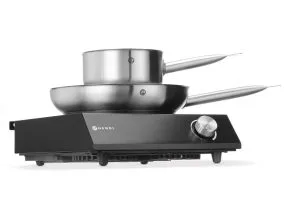 Sett: Induksjonstopp 3500W + kjele + stekepanne, HENDI, Sort, 220-240V/3500W, 320x395x(H)95mm Induksjon 2