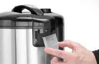 Riskoker med dampkokerfunksjon, HENDI, Profi Line, 1,8L, 230V/700W, ø280x(H)285mm Storkjøkken 3