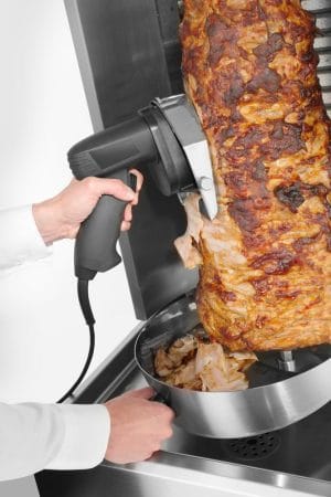Kebabkniv elektrisk, HENDI, Kitchen Line, 230V/80W, 262x134x(H)189mm Griller 2