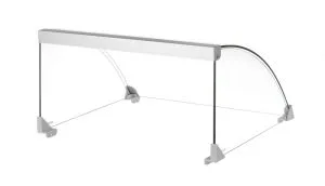 Glassdeksel til rullepølsegrill, HENDI, For rullepølsegrill 9 (268605), 470x401x(H)250mm Griller