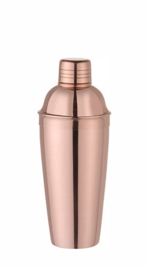 Cocktail Shaker 3-delt, Bar up, kobber, ø85x(H)240mm Bar & Kaffe