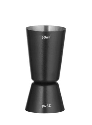 Jigger 25/50 ml, BarUp, svart, ⌀45x(H)86mm Bar & Kaffe