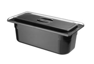 Polykarbonat iskrembeholder, HENDI, 5L, svart, 360x165x(H)120mm Bar & Kaffe 2