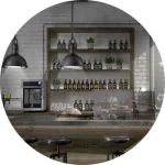 barer og serveringssteder storkjøkken