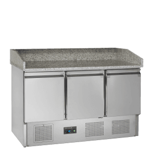 Pizzabenk Kjølt, GN1/1 PT1365, Vol: 400 / 368 liter, 230v Kjøl og frys Pizzabenk Kjølt, GN1/1 PT1365, Vol: 400 / 368 liter, 230v Kjøl og frys