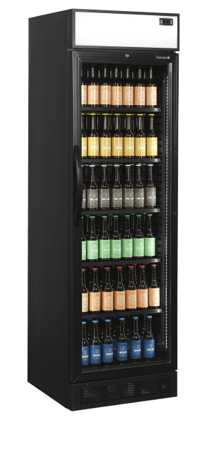 Sort Flaskekjøler CEV435CP Sort, Vol: 358 / 345  liter, 230v Kjøl og frys 2