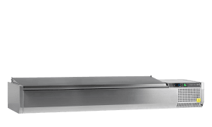 Kjølt garnityrkjøler, GN1/3 VK38-180 S/S lokk, Vol: 69 / 69  liter, 230v Garnityrkjøler
