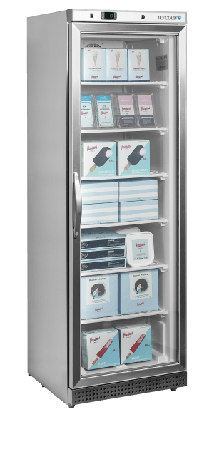 Fryseskap display UF400SG, enkelt, Vol: 400 / 340  liter, 230v Kjøl og frys 2