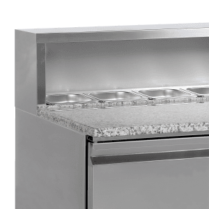 Pizzabenk Kjølt, GN1/1 PT920, Vol: 260 / 225  liter, 230v Kjøl og frys 2