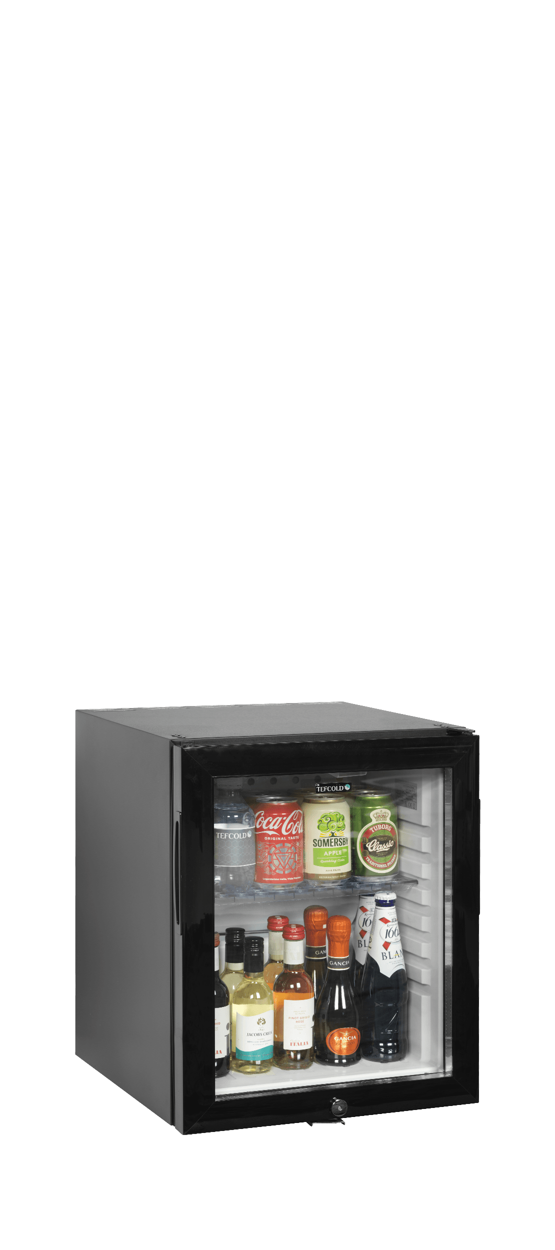 Glassdør Minibar kjøler TM35GC, Vol: 27 / 24  liter, 230v Kjøl og frys 2