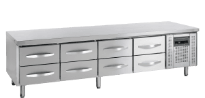 Kjølt underbenk disk, GN1/1 UC5480, Vol: 370 / 350 liter, 230v Kjøl og frys Kjølt underbenk disk, GN1/1 UC5480, Vol: 370 / 350 liter, 230v Kjøl og frys