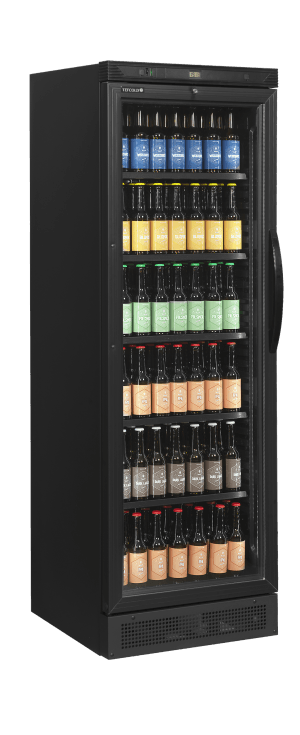 Flaskekjøler, Venstrehengslet CEV425 Sort L/H, Vol: 358 / 345  liter, 230v Kjøl og frys 2